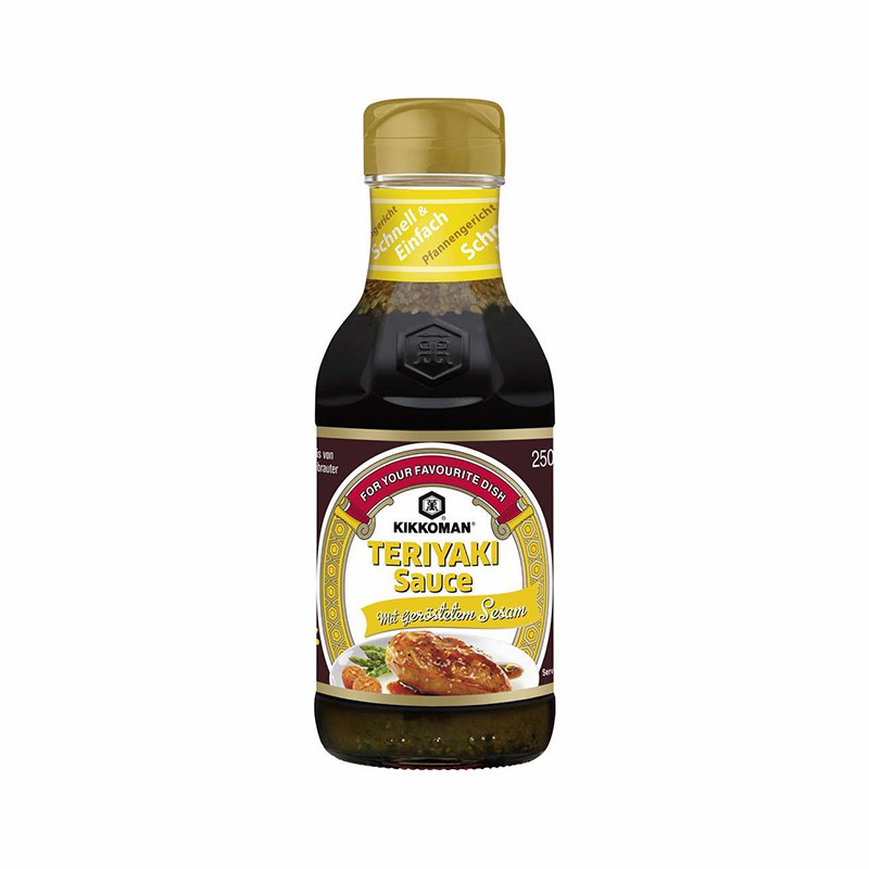 Kikkoman Teriyaki-Sauce mit geröstetem Sesam 250ml