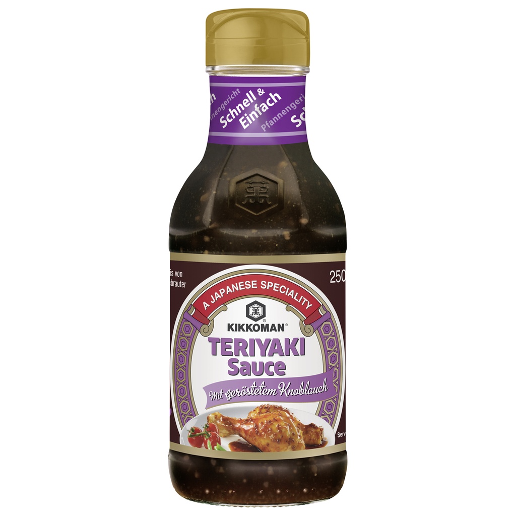 Kikkoman Teriyaki Sauce with Roasted Garlic 250ml