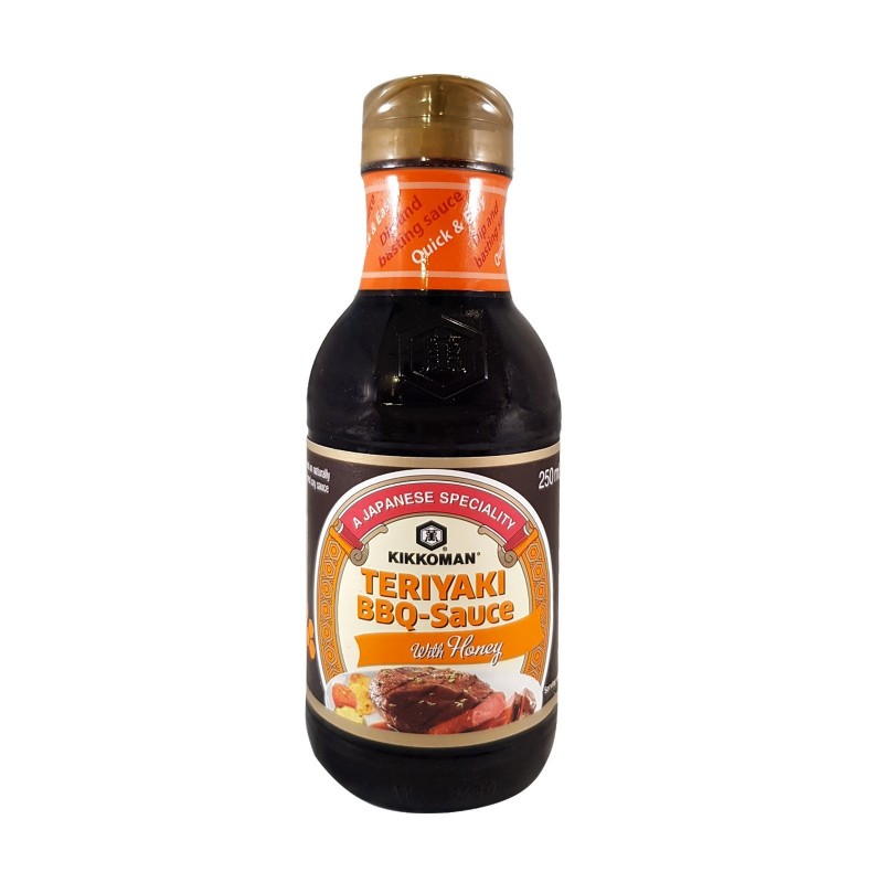 Kikkoman Teriyaki Sauce BBQ with Honey 250ml