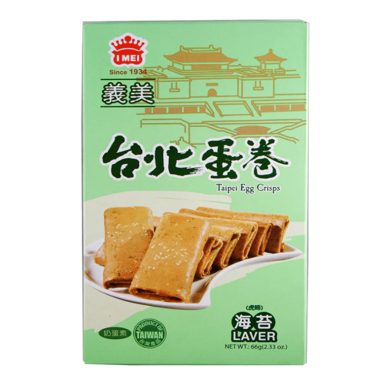 义美 台北蛋卷 海苔味 66g