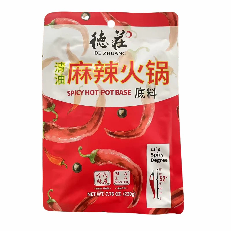 德庄 清油麻辣火锅底料度 220g