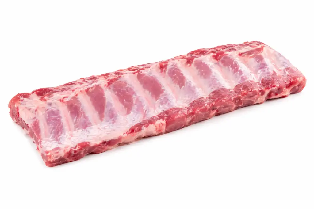 Pork ribs thick