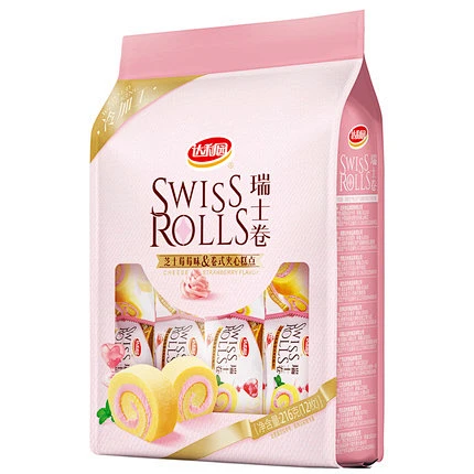 Schweizer Roulade mit Käse-Erdbeer-Geschmack 216g