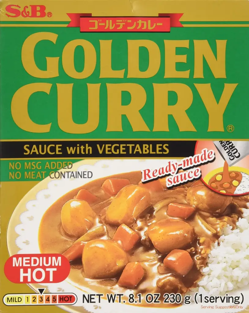 S&B Instant Golden Vegetable Curry Medium 230g