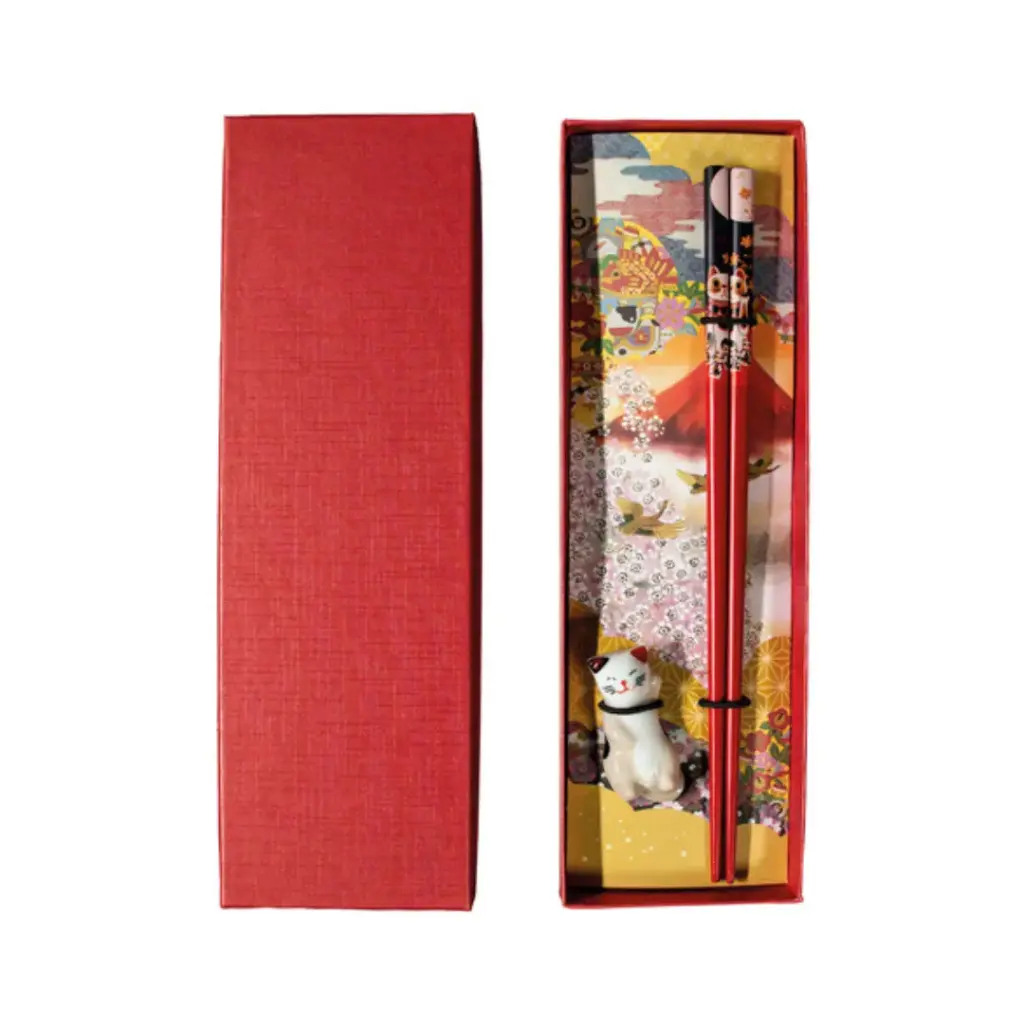 Golden Turtle Essstäbchen Geschenk Box