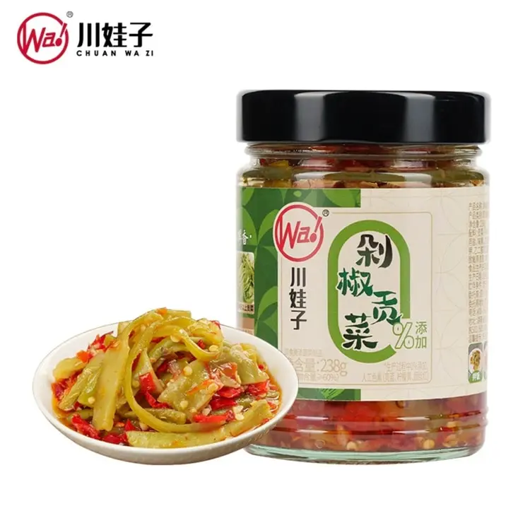 Gewürfeltes Chili mit Zailanhua-Stängeln 238g