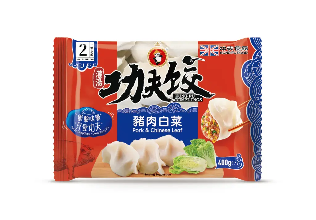 KONg FU Dumpling Pork & Chinese Cabbage 400g