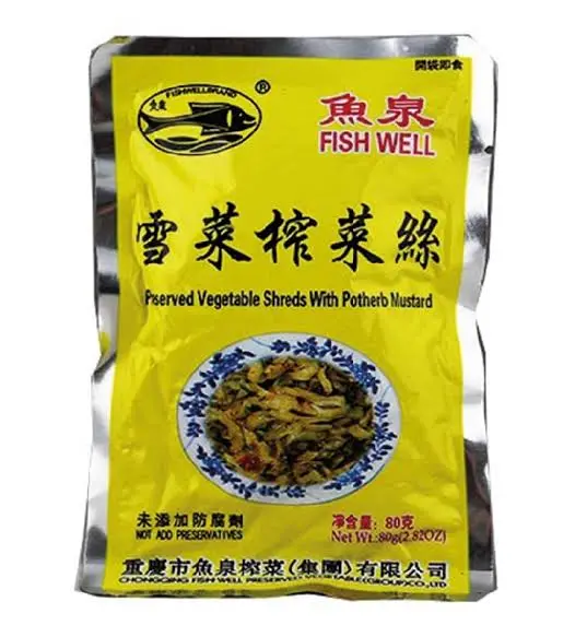 鱼泉 雪菜榨菜丝 350g