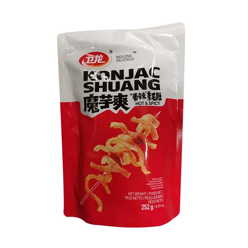 Konjac snack, spicy & hot 252g