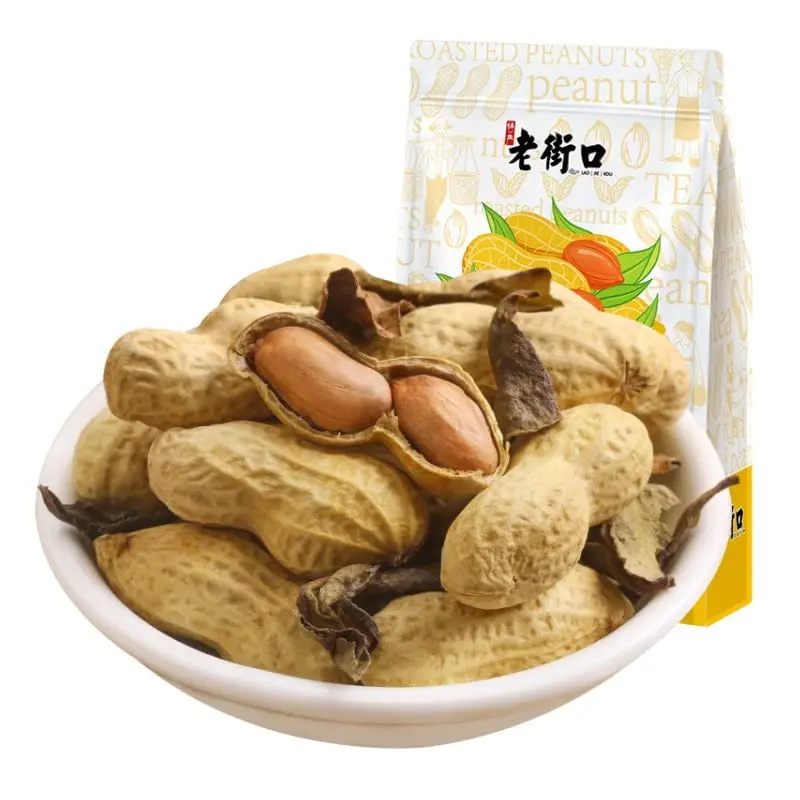 老街口 鸭屎香茶叶炒花生 500g