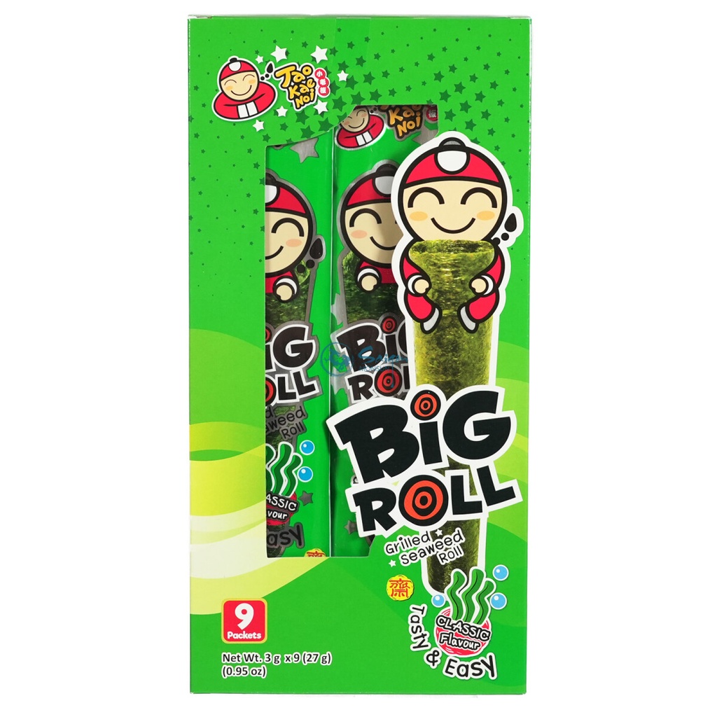 TAO KAE NOI Seetang Snack BigRoll Original 27g