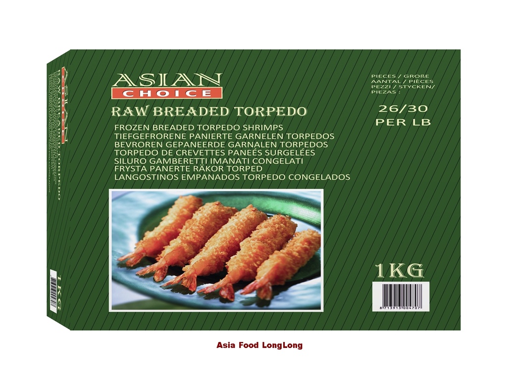 Asian Choice Frittierte Torpedo-garnelen 1Kg