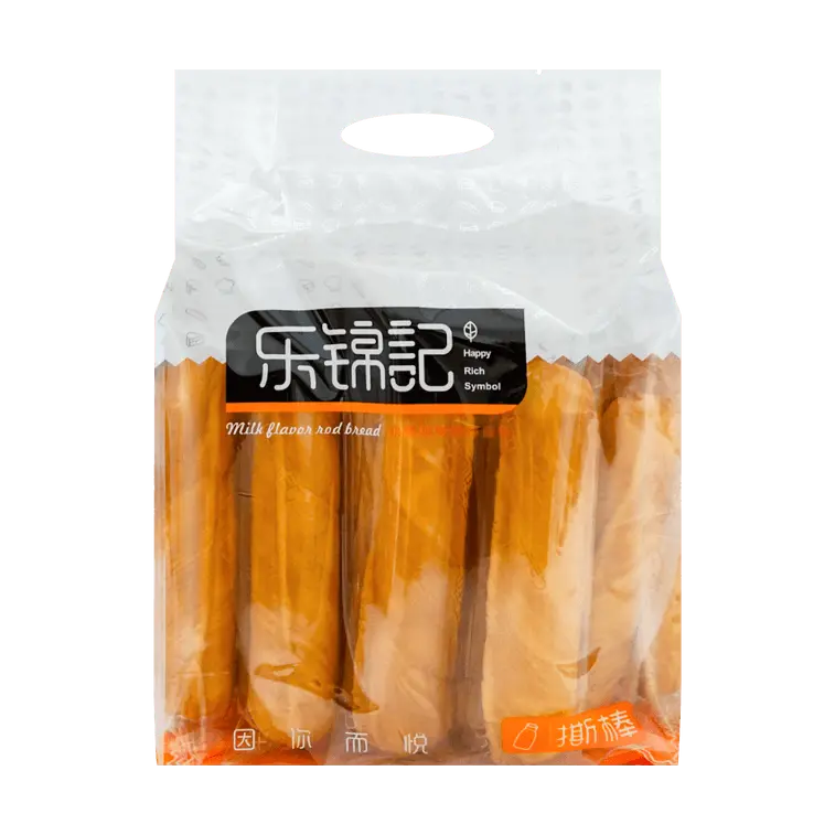 乐锦记 奶香原味撕棒面包 380g