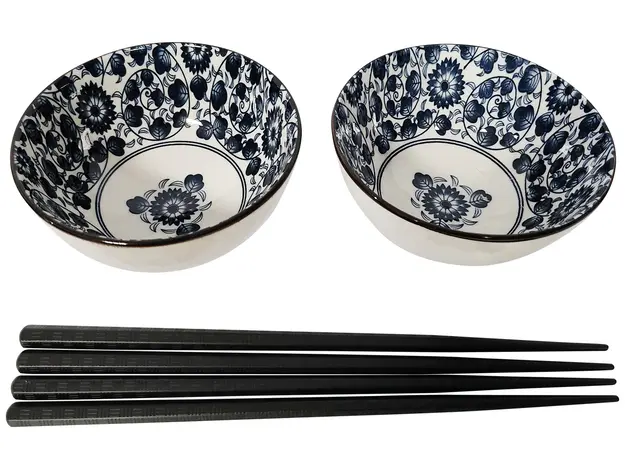 Japanese Ramen Bowl & Chopsticks Set