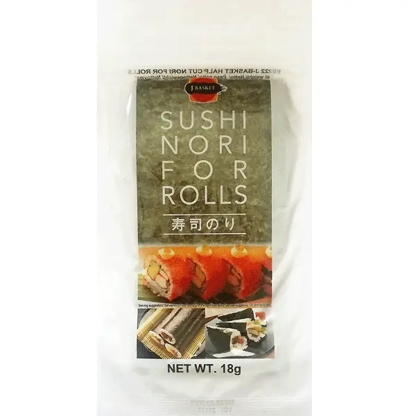 Halbgeschnittenes Sushi Nori 18g