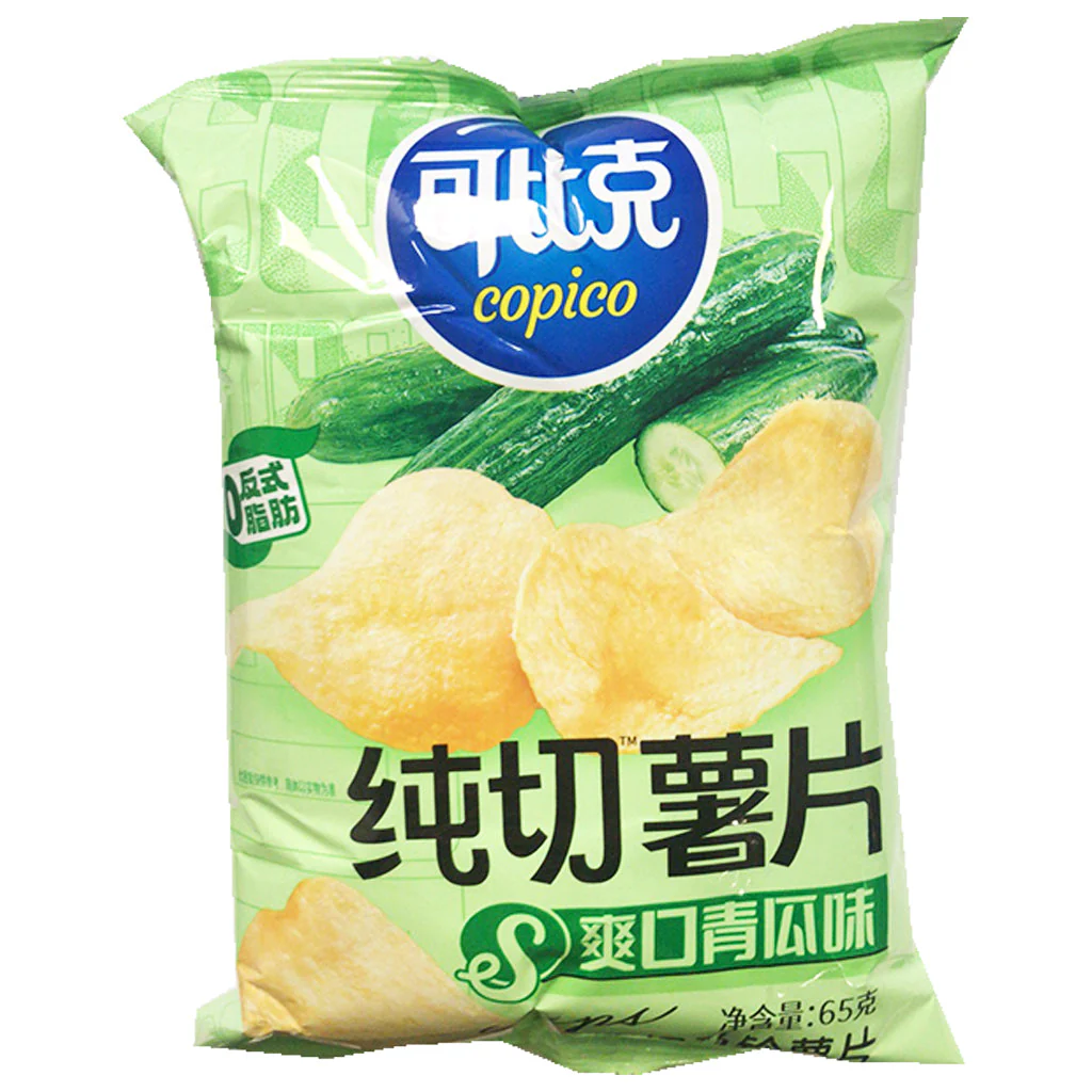 Kartoffel Chips mit Gurke Geschmack 65g