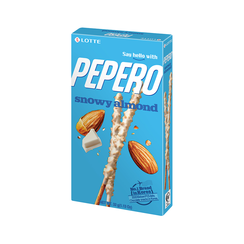 Lotte Pepero 白巧杏仁味 32g