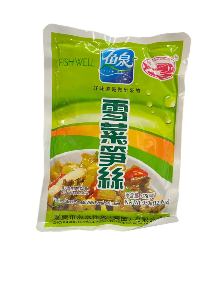 Bambussprossen mit Senfgemüse 350g