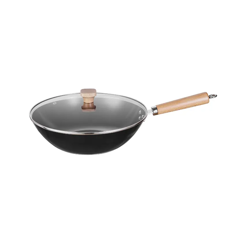 Cast Iron Wok 30cm