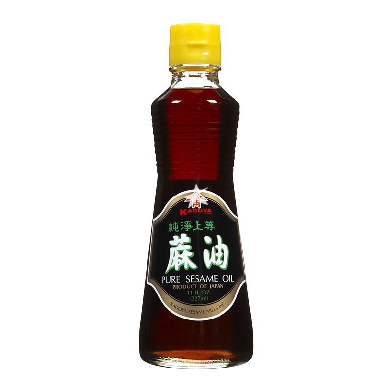 Kadoya 焙煎芝麻油 黑标 327ml