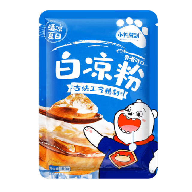 小熊驾到 白凉粉 100g