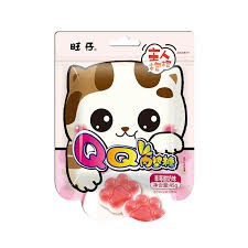 Want Want Fruit Gum Strawberry Yogurt 45g