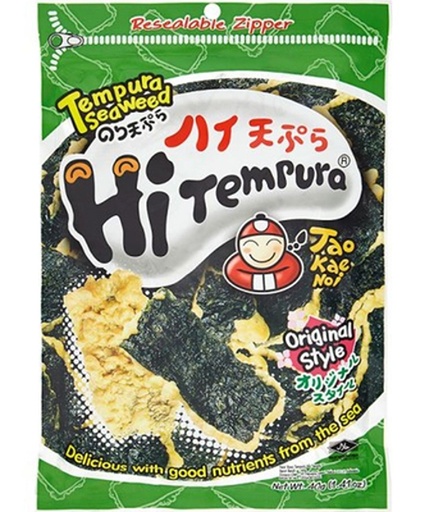 [10985] Taokaenoi Seaweed Snack Tempura 40g