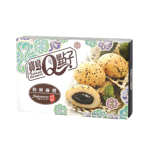 [11001] 宝岛Q点子 和风麻薯 芝麻味 210g
