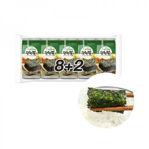 [11038] Seaweed snack seasoned original 10x5g