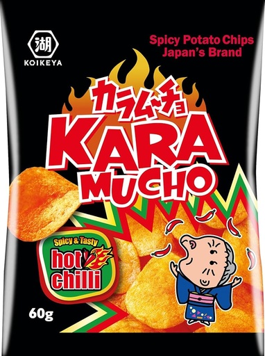 [11355] KOIKEYA Karamucho Karamucho Potato Chips Ridge Cut 60g