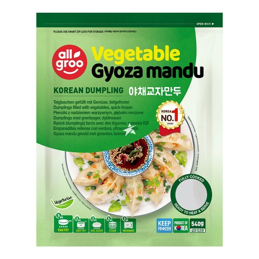 [11386] Allgroo Dumpling with vegetables 540g