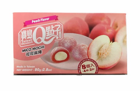 [11433] 宝岛点子小麻薯蜜桃味 80g