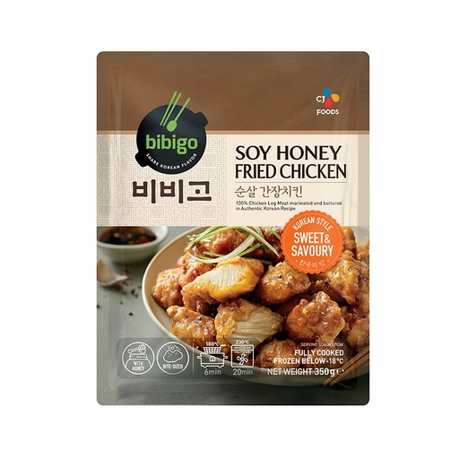 [11486] Bibigo Frittiertes Hähnchen Soja&Honig 350g