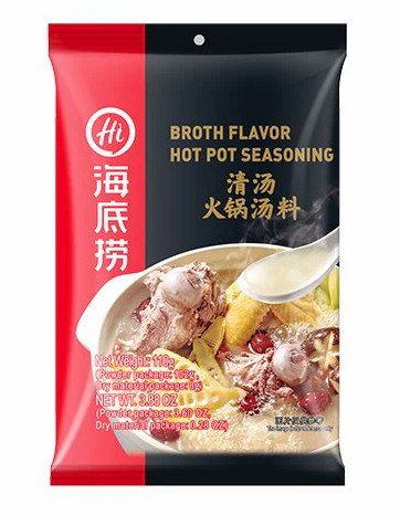 [10110] 海底捞 清汤火锅汤料 鲜香味 110g