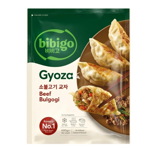 [11529] Bibigo Gyoza Rindfleisch Bulgogi & Gemüse 600g