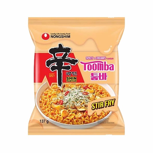 Nongshim Shin Ramyun Toomba Spicy Creamy Stir Fry
