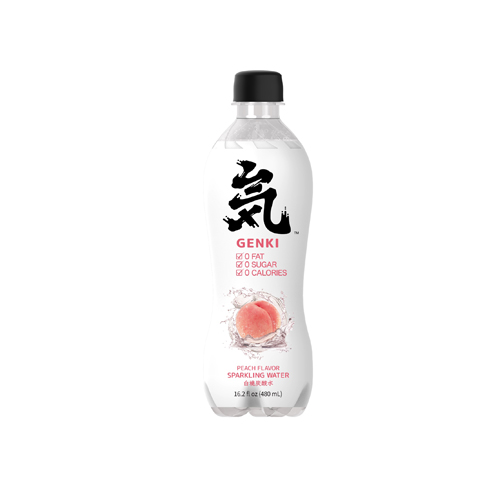 [11612] Chi Forest Soft drink peach flavor sugar-free 480ml