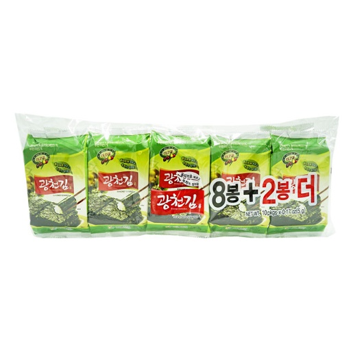 [11694] Seaweed Snack 10-pack 50g