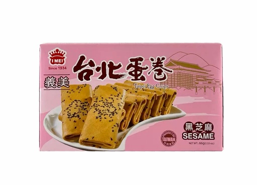 [11719] 义美 台北蛋卷 芝麻味 66g