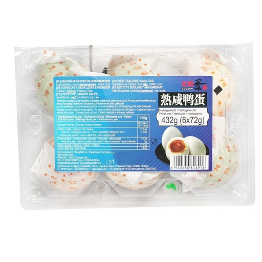 [10165] Guangyang Egg Industry Cooked Salted Duck Eggs 432g