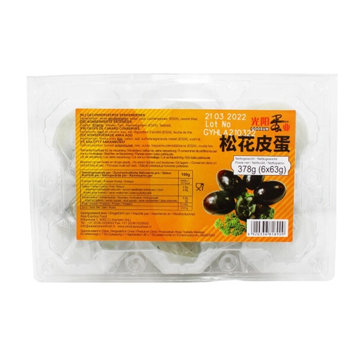 [10166] Bright Egg Industry Konservierte Tausendjährige Eier 378g