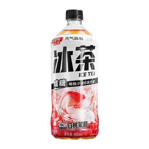 [11798] Peach Jasmine Iced Tea Less Sugar 900ml