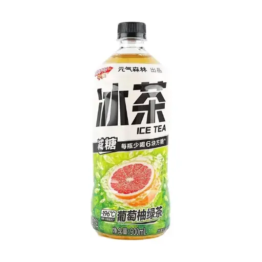 [11799] 元气森林 葡萄柚冰绿茶减糖 900ml