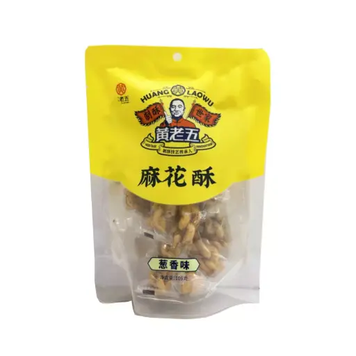 [11818] 黄老五 麻花酥 葱香味 108g