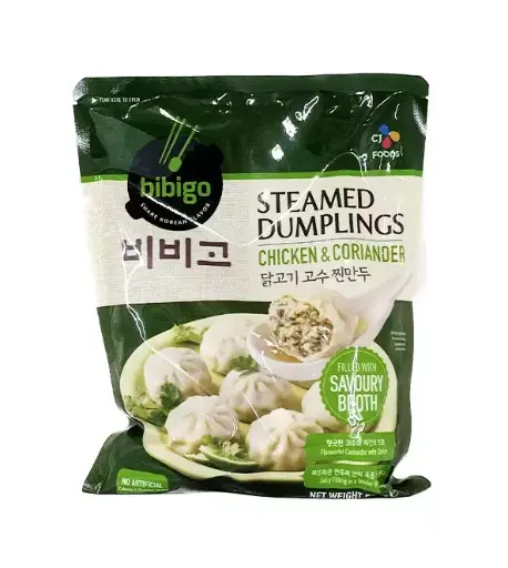 [11855] Bibigo Dumpling mit Huhn und Koriander gedämpft 560g