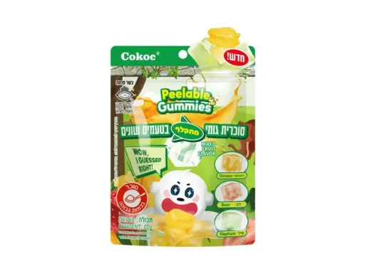 [11865] Cokoc Schälbare Fruchtgummis Mix 60g