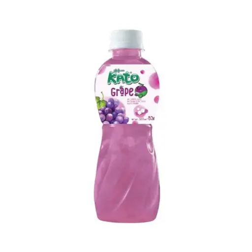 [11747] Kato grape juice drink with Nata De Coco 320ml