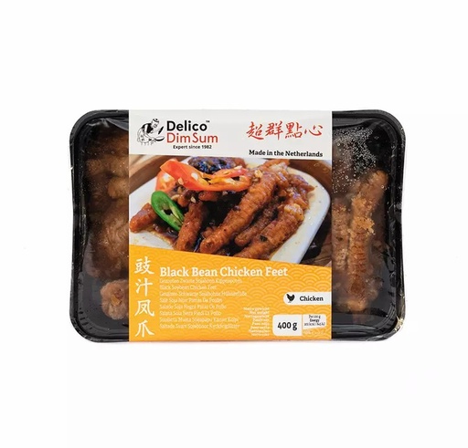 [10223] Delico Chicken Feet Black with Bean Sauce 400g
