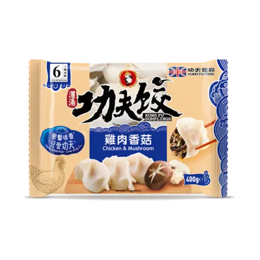 [10233] KONg FU Dumpling Chicken & Mushroom 400g