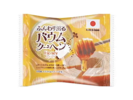 [11989] Taiyo Foods Baumkuchen mit Honig 55g